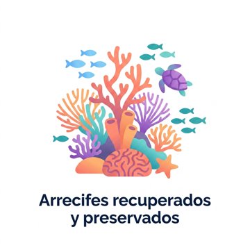 Arrecifes recuperados y preservados
