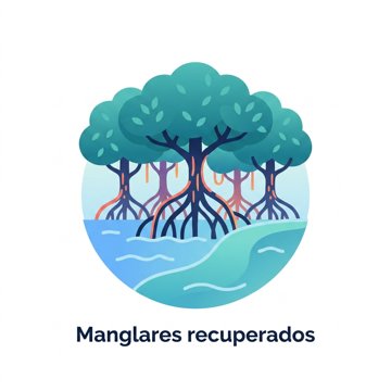 Manglares y humedales recuperados