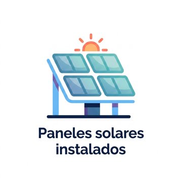 Paneles solares instalados