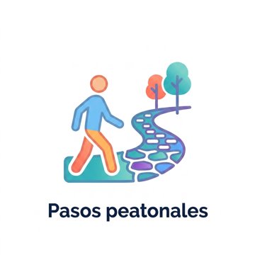 Pasos peatonales construidos